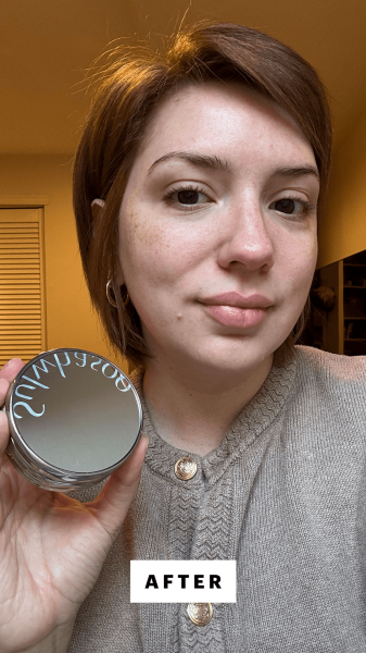 Silva after applying the Sulwhasoo UV Wise OntheGo Sun Cushion